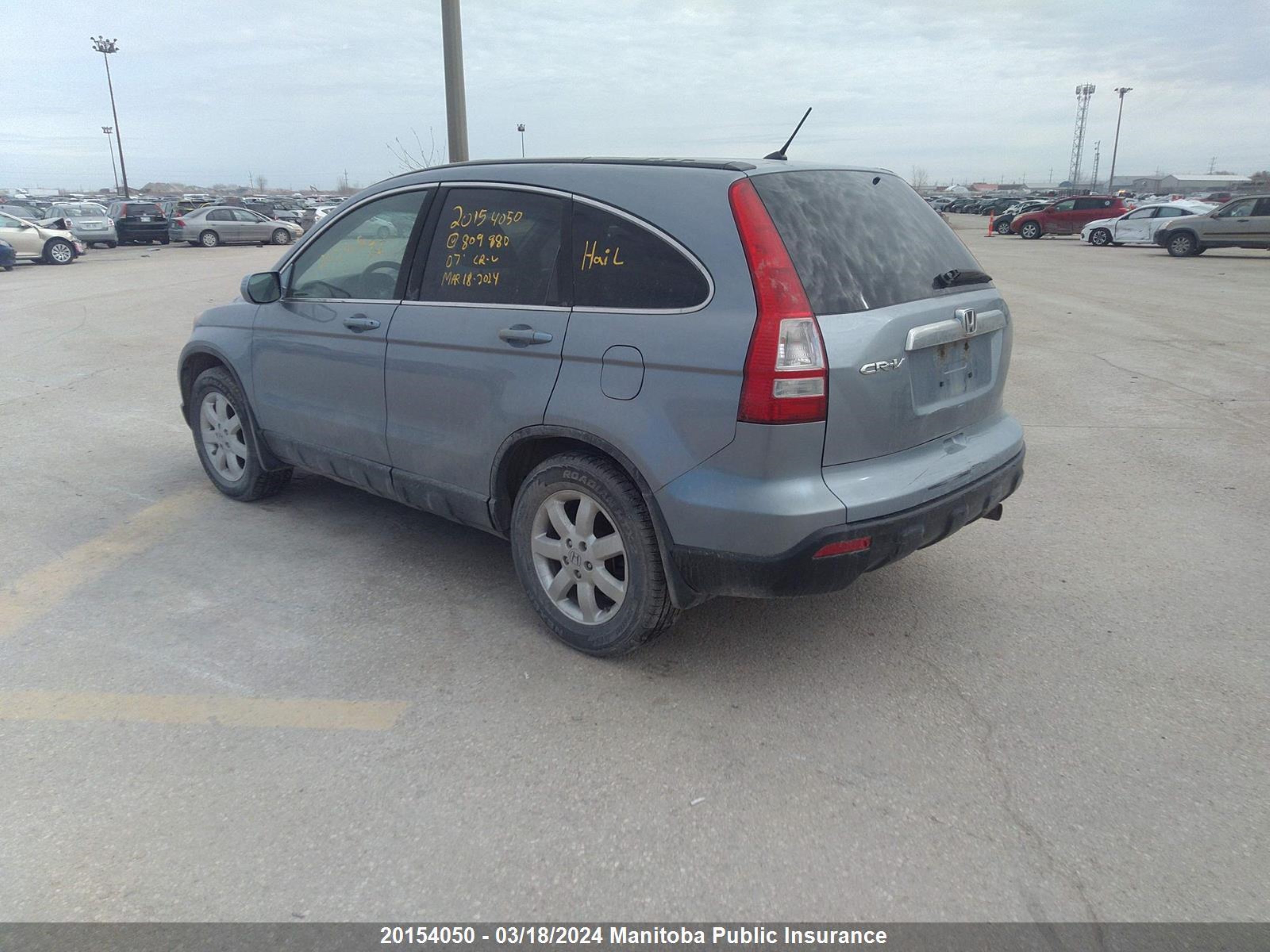 Photo 2 VIN: 5J6RE487X7L809980 - HONDA CR-V 