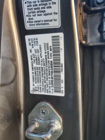 Photo 12 VIN: 5J6RE487X9L046894 - HONDA CR-V EXL 