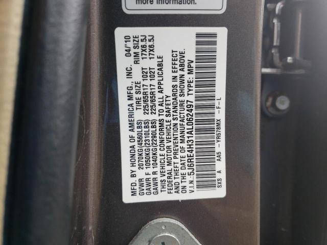 Photo 12 VIN: 5J6RE4H31AL062497 - HONDA CR-V LX 