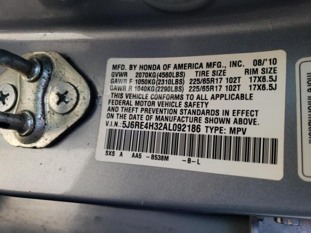 Photo 12 VIN: 5J6RE4H32AL092186 - HONDA CR-V LX 