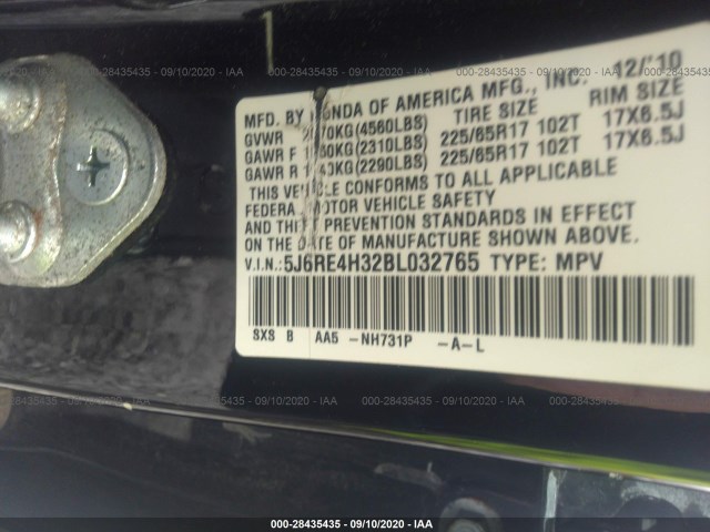 Photo 8 VIN: 5J6RE4H32BL032765 - HONDA CR-V 