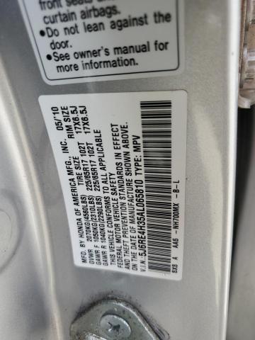 Photo 12 VIN: 5J6RE4H35AL065810 - HONDA CR-V LX 