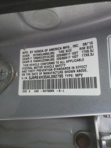 Photo 13 VIN: 5J6RE4H35AL092795 - HONDA CRV 