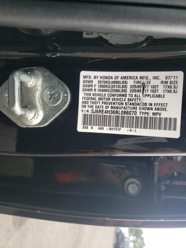 Photo 9 VIN: 5J6RE4H36BL086070 - HONDA CR-V LX 