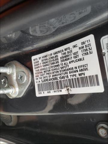 Photo 9 VIN: 5J6RE4H36BL104616 - HONDA CR-V LX 