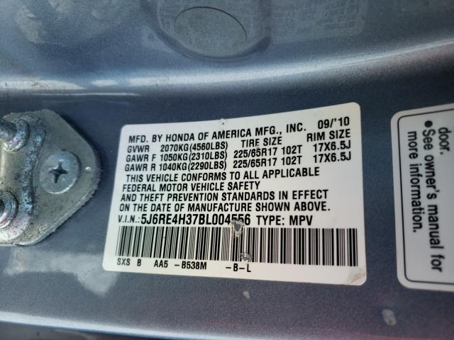 Photo 9 VIN: 5J6RE4H37BL004556 - HONDA CR-V LX 