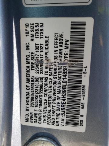 Photo 11 VIN: 5J6RE4H39BL014859 - HONDA CR-V LX 