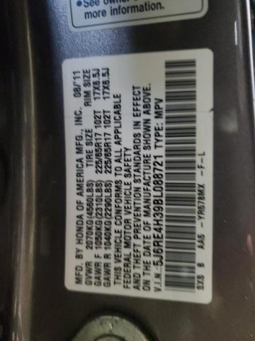 Photo 12 VIN: 5J6RE4H39BL088721 - HONDA CRV 