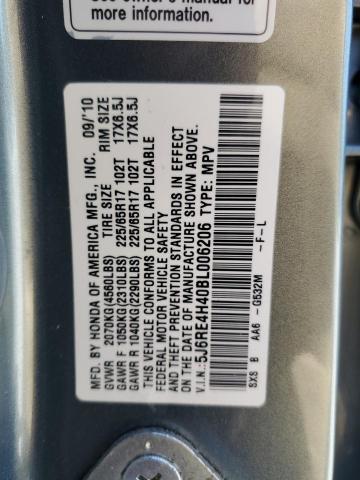 Photo 11 VIN: 5J6RE4H40BL006206 - HONDA CRV 