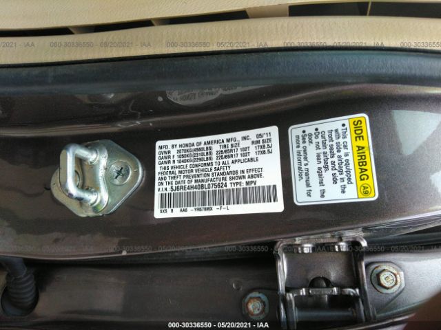 Photo 8 VIN: 5J6RE4H40BL075624 - HONDA CR-V 