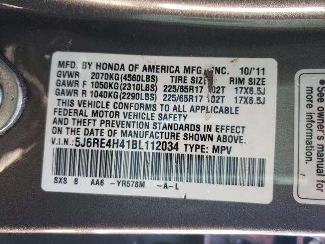 Photo 9 VIN: 5J6RE4H41BL112034 - HONDA CR-V SE 