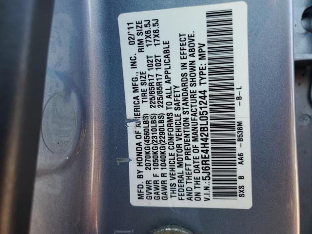 Photo 11 VIN: 5J6RE4H42BL051244 - HONDA CR-V SE 