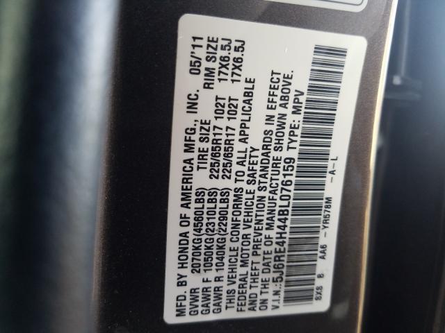 Photo 9 VIN: 5J6RE4H44BL076159 - HONDA CR-V SE 