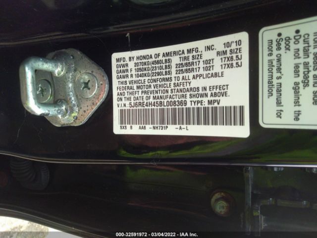 Photo 8 VIN: 5J6RE4H45BL008369 - HONDA CR-V 