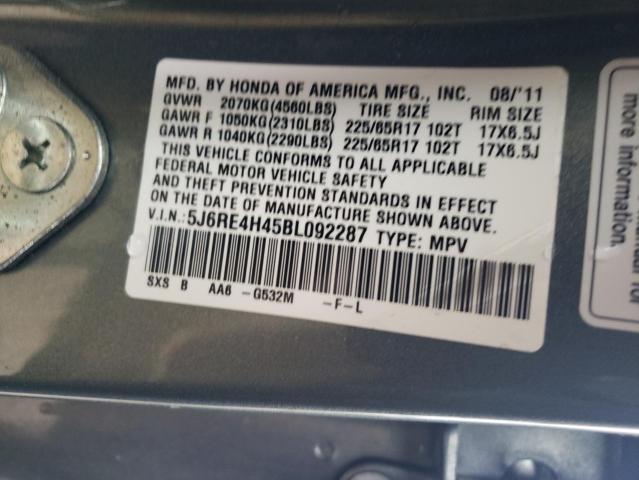 Photo 11 VIN: 5J6RE4H45BL092287 - HONDA CRV 