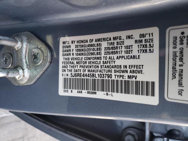 Photo 9 VIN: 5J6RE4H45BL103790 - HONDA CR-V SE 