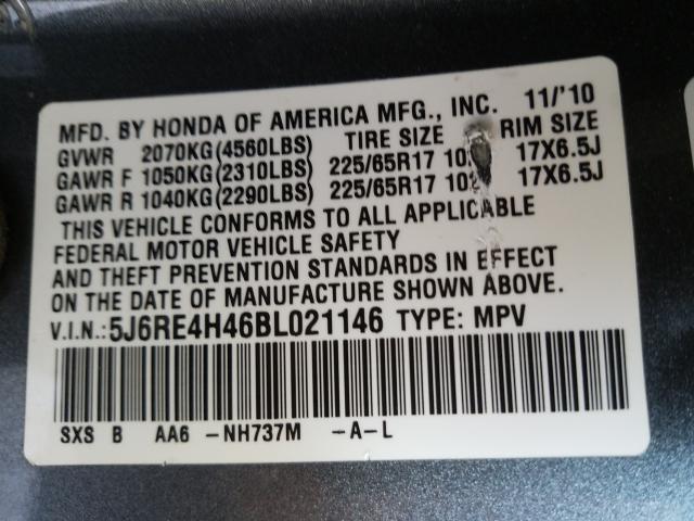 Photo 9 VIN: 5J6RE4H46BL021146 - HONDA CR-V SE 