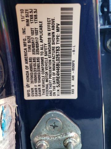 Photo 13 VIN: 5J6RE4H46BL026783 - HONDA CRV 