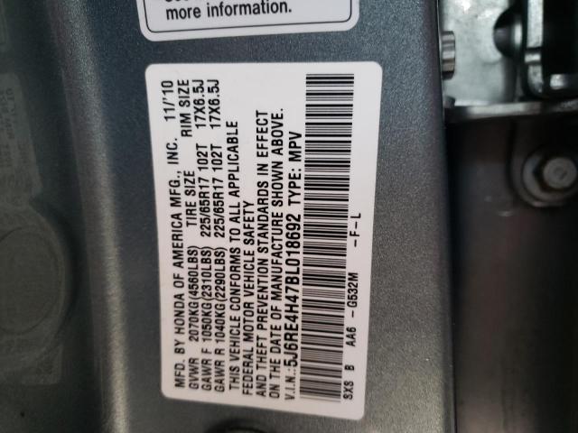 Photo 11 VIN: 5J6RE4H47BL018692 - HONDA CR-V SE 