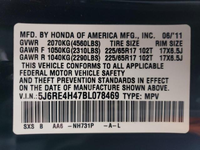 Photo 12 VIN: 5J6RE4H47BL078469 - HONDA CRV 