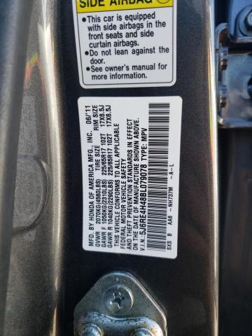 Photo 9 VIN: 5J6RE4H48BL079078 - HONDA CR-V SE 