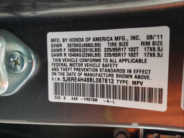 Photo 9 VIN: 5J6RE4H48BL087813 - HONDA CR-V SE 