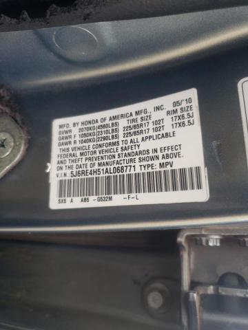 Photo 9 VIN: 5J6RE4H51AL068771 - HONDA CR-V EX 