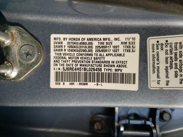 Photo 9 VIN: 5J6RE4H51BL026456 - HONDA CR-V EX 