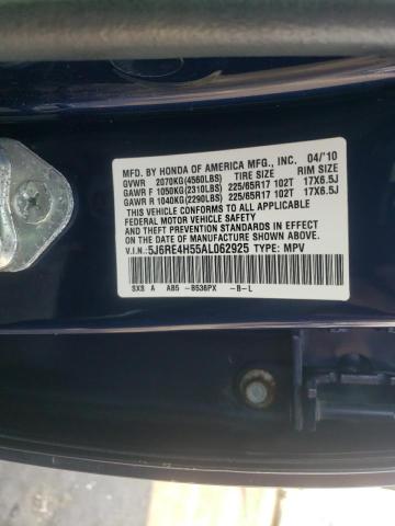 Photo 11 VIN: 5J6RE4H55AL062925 - HONDA CR-V EX 