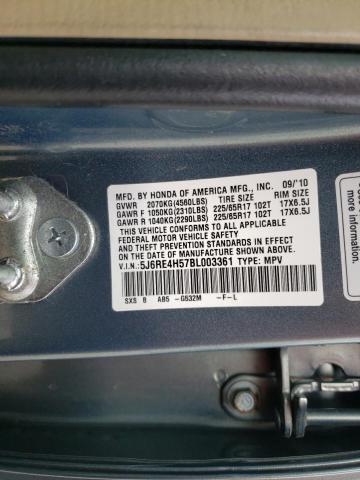 Photo 9 VIN: 5J6RE4H57BL003361 - HONDA CR-V EX 