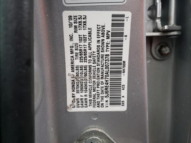 Photo 11 VIN: 5J6RE4H70AL007378 - HONDA CR-V EXL 