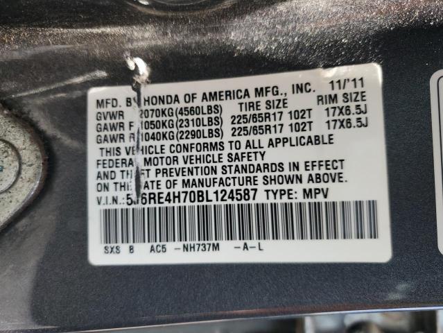 Photo 12 VIN: 5J6RE4H70BL124587 - HONDA CRV 