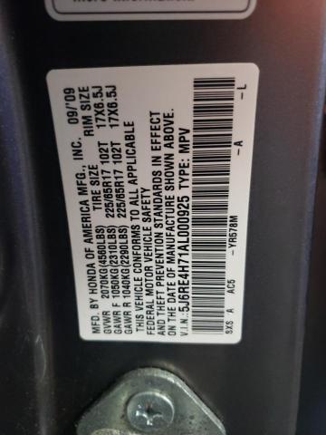 Photo 11 VIN: 5J6RE4H71AL000925 - HONDA CRV 