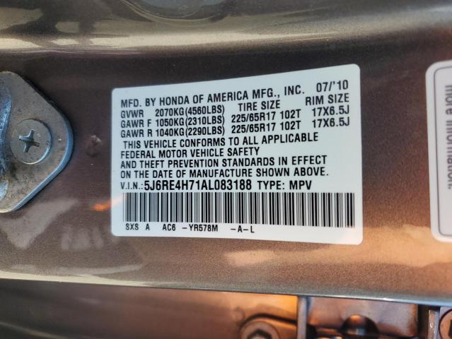 Photo 12 VIN: 5J6RE4H71AL083188 - HONDA CRV 