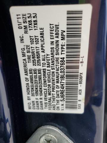 Photo 12 VIN: 5J6RE4H71BL037684 - HONDA CR-V EXL 