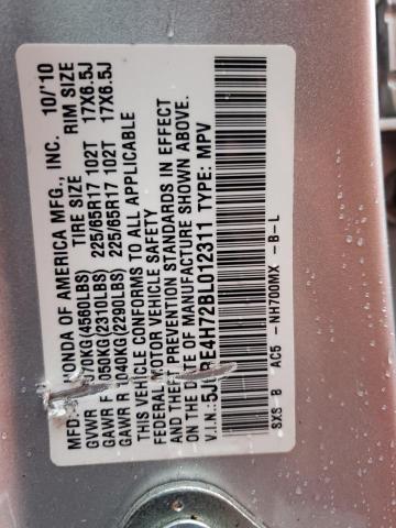 Photo 12 VIN: 5J6RE4H72BL012311 - HONDA CR-V EXL 