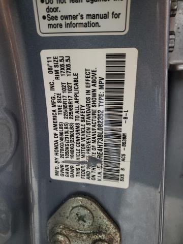 Photo 9 VIN: 5J6RE4H73BL082352 - HONDA CR-V EXL 