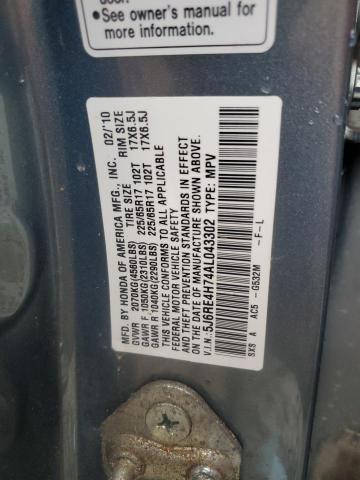 Photo 11 VIN: 5J6RE4H74AL043302 - HONDA CR-V EXL 