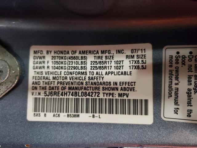 Photo 12 VIN: 5J6RE4H74BL084272 - HONDA CR-V EXL 