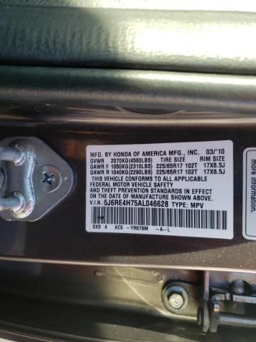 Photo 9 VIN: 5J6RE4H75AL046628 - HONDA CR-V EXL 