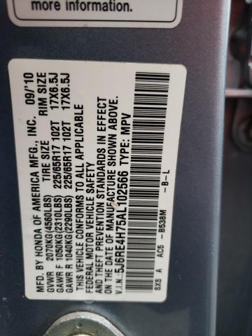 Photo 11 VIN: 5J6RE4H75AL102566 - HONDA CR-V EXL 