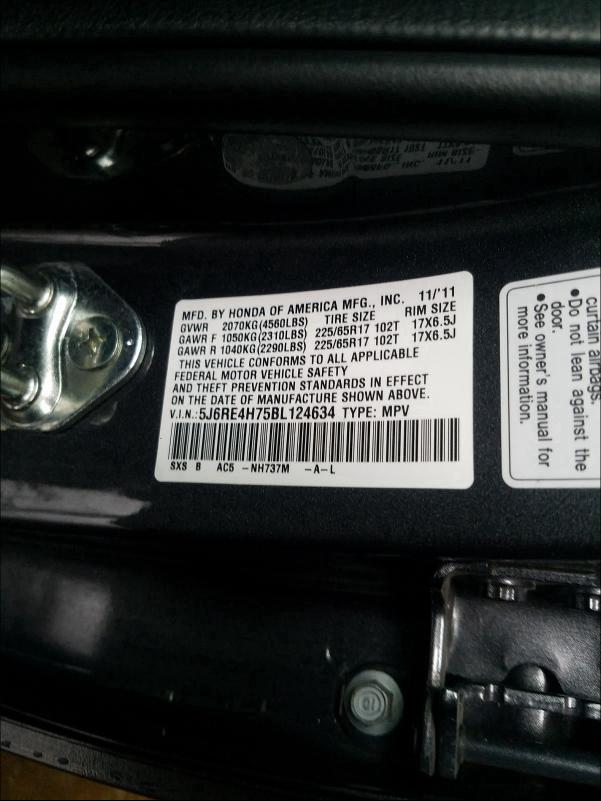 Photo 9 VIN: 5J6RE4H75BL124634 - HONDA CR-V EXL 