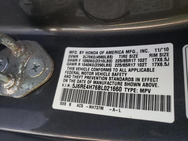 Photo 9 VIN: 5J6RE4H76BL021660 - HONDA CR-V EXL 