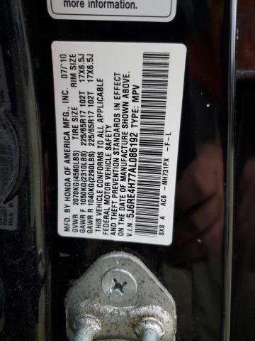 Photo 12 VIN: 5J6RE4H77AL086192 - HONDA CR-V EXL 