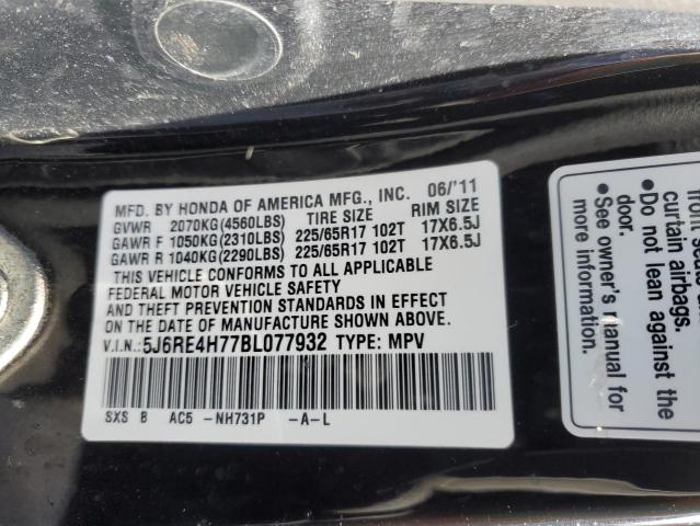 Photo 11 VIN: 5J6RE4H77BL077932 - HONDA CRV 