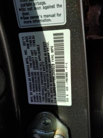 Photo 12 VIN: 5J6RE4H78BL049928 - HONDA CRV 