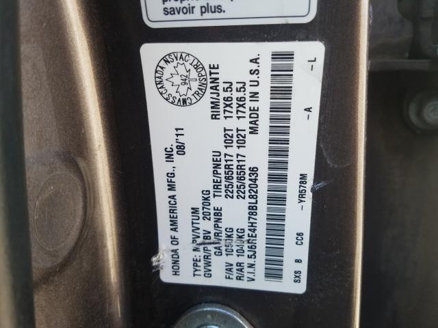 Photo 9 VIN: 5J6RE4H78BL820436 - HONDA CR-V EXL 