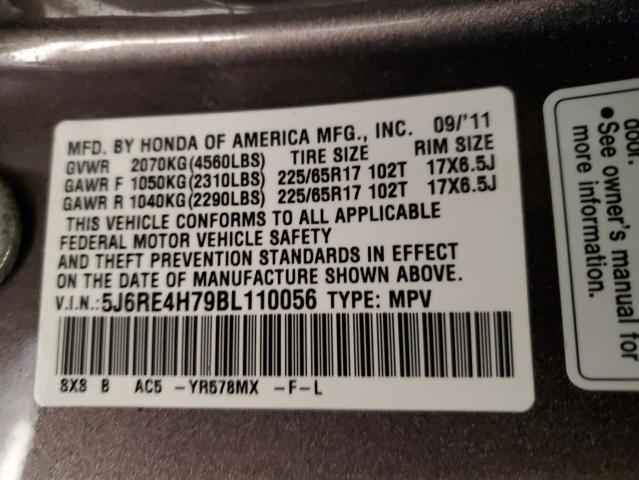 Photo 11 VIN: 5J6RE4H79BL110056 - HONDA CRV 