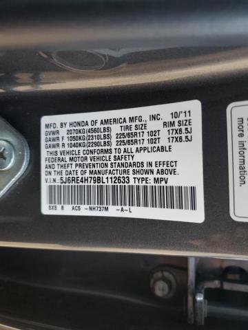 Photo 9 VIN: 5J6RE4H79BL112633 - HONDA CR-V EXL 