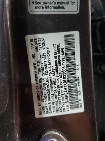 Photo 12 VIN: 5J6RE4H7XBL023606 - HONDA CR-V EXL 